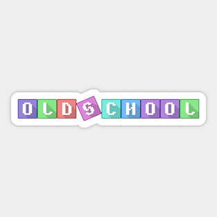 Old School Arcade Text Sticker